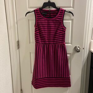 INC dress Black/Hot pink stripe